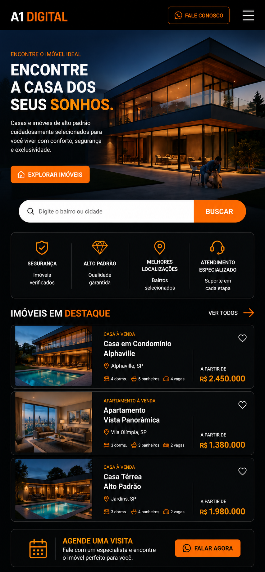 Imobiliária Horizonte Mobile Detail
